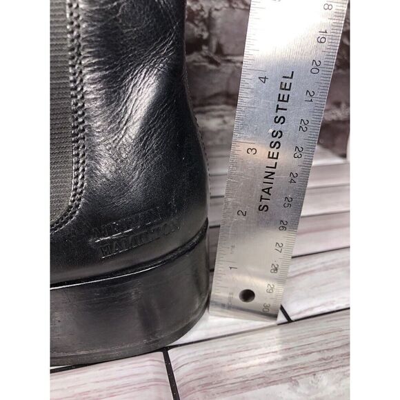Melvin & Hamilton Suzy Black Leather Chelsea Pull On Boots Women Sz 38EU/7.5M US - Picture 7 of 16